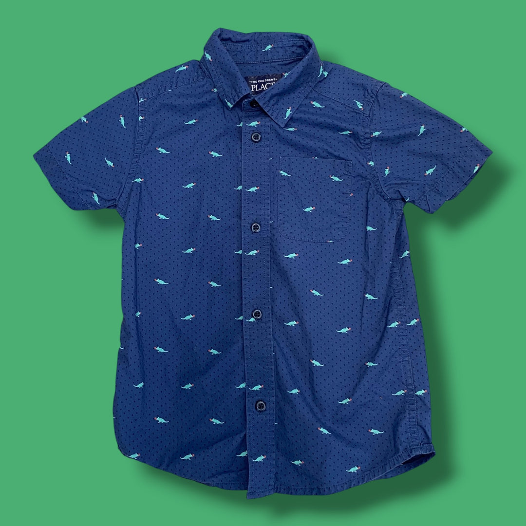 Blue The Childrens Place Button Up, 5Y