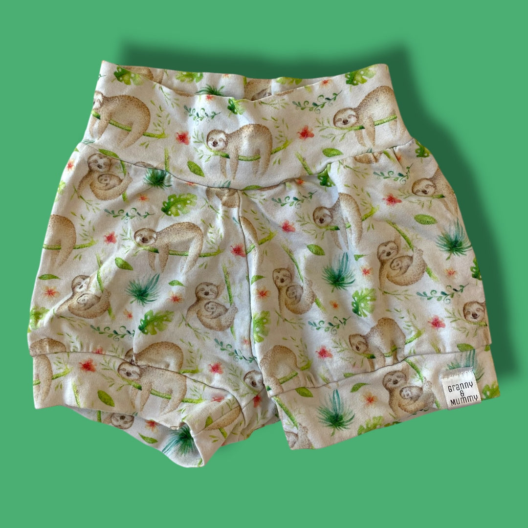 beige Granny&amp;mummy sloth bummies, 3-6m