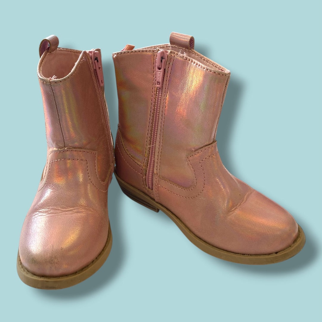 pink old navy cowboy boot, 9.0