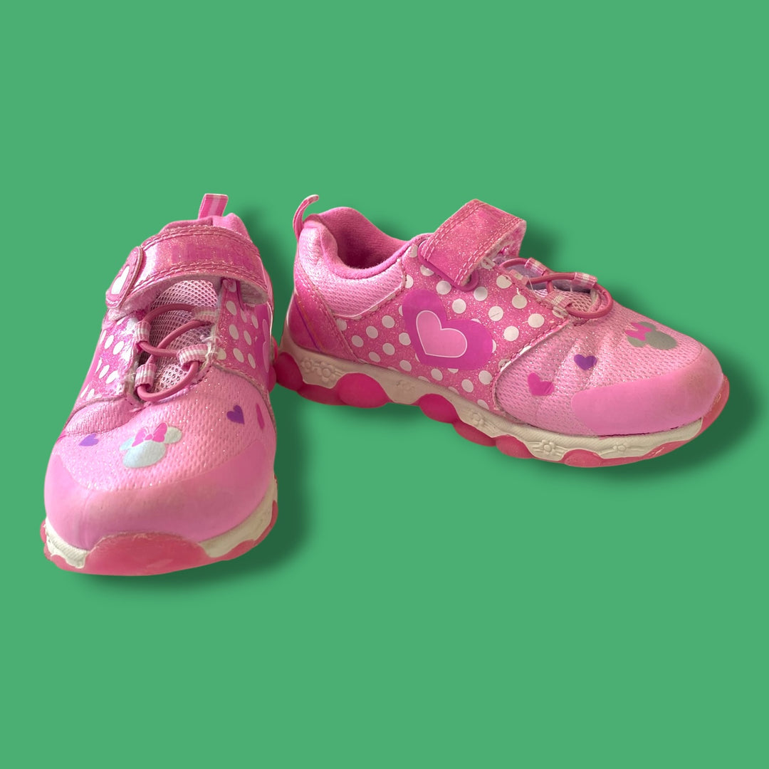 pink minnie mouse sneakers, 10.0