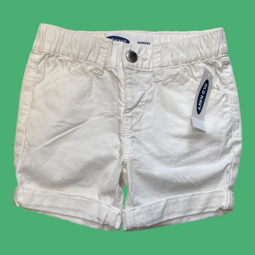 White Old Navy NWT Shorts, 2Y