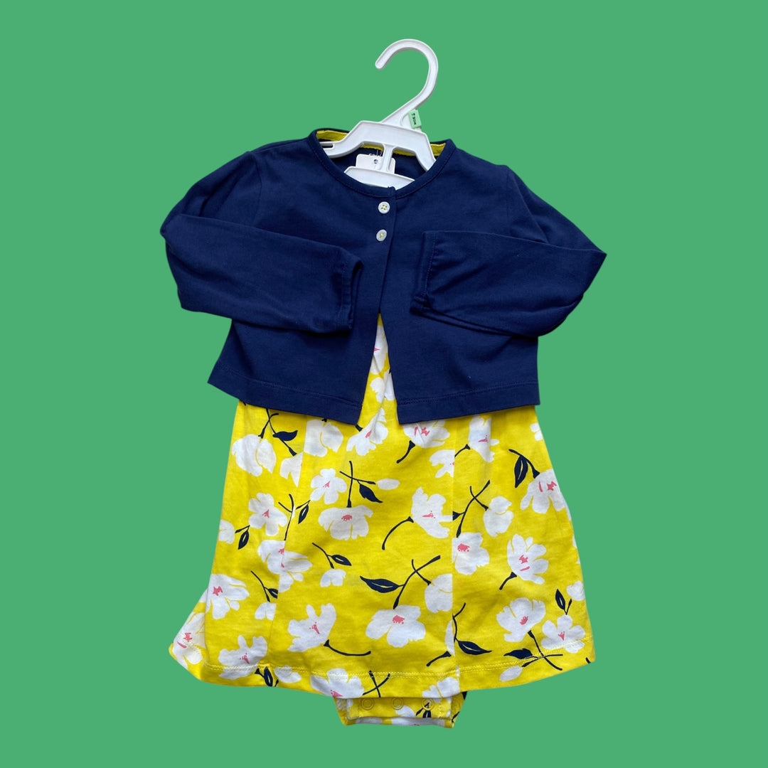 Yellow/Blue Old Navy NWT Dress/Sweater, 18m