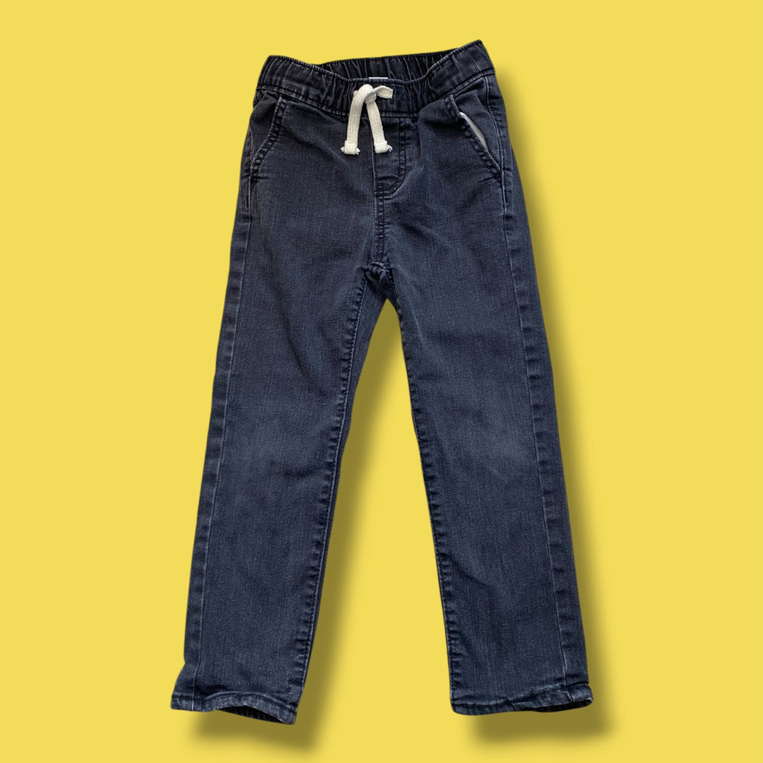 black old navy denim joggers, 5y