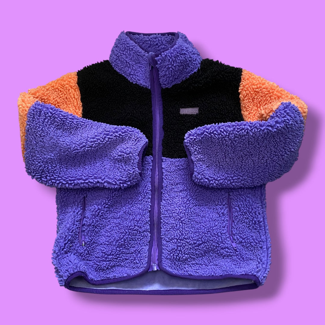 black birdz fluffy zip, 8y