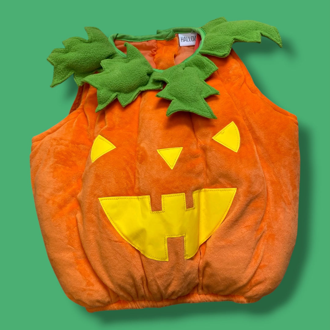 pumpkin costume, 12m