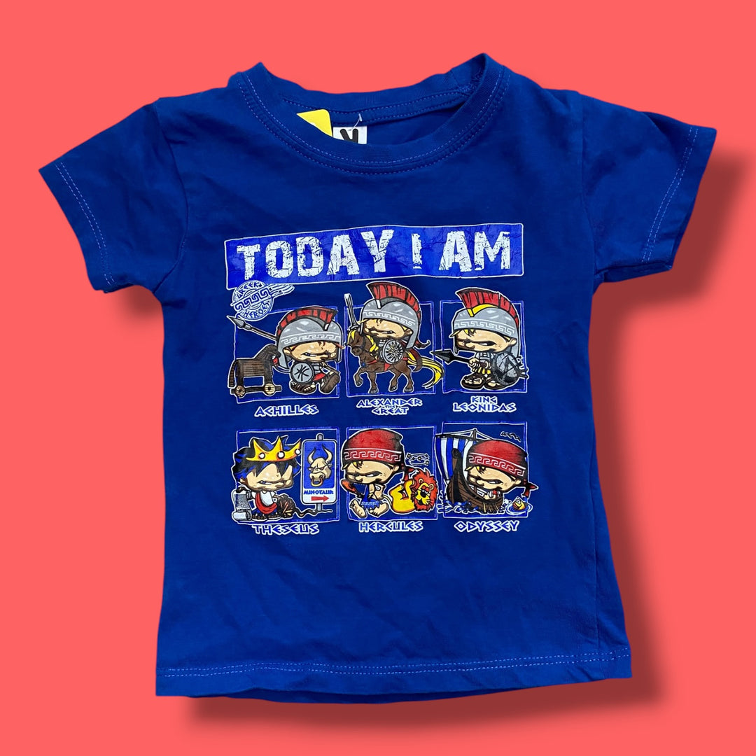 blue  t-shirt, 12-18m