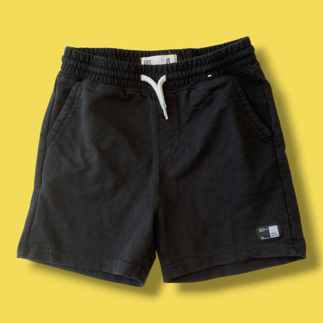 Black Cotton On Kids Shorts, 8Y