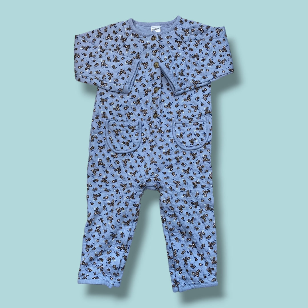 blue Carters romper, 12m