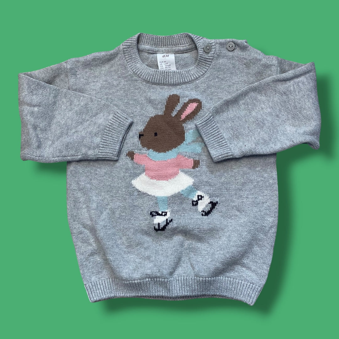 grey h&amp;m sweater, 18m