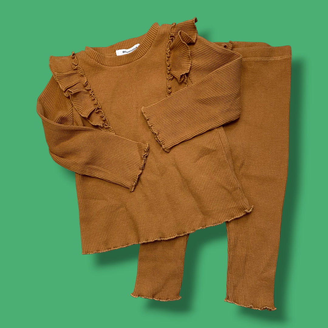 brown blumind set, 18m