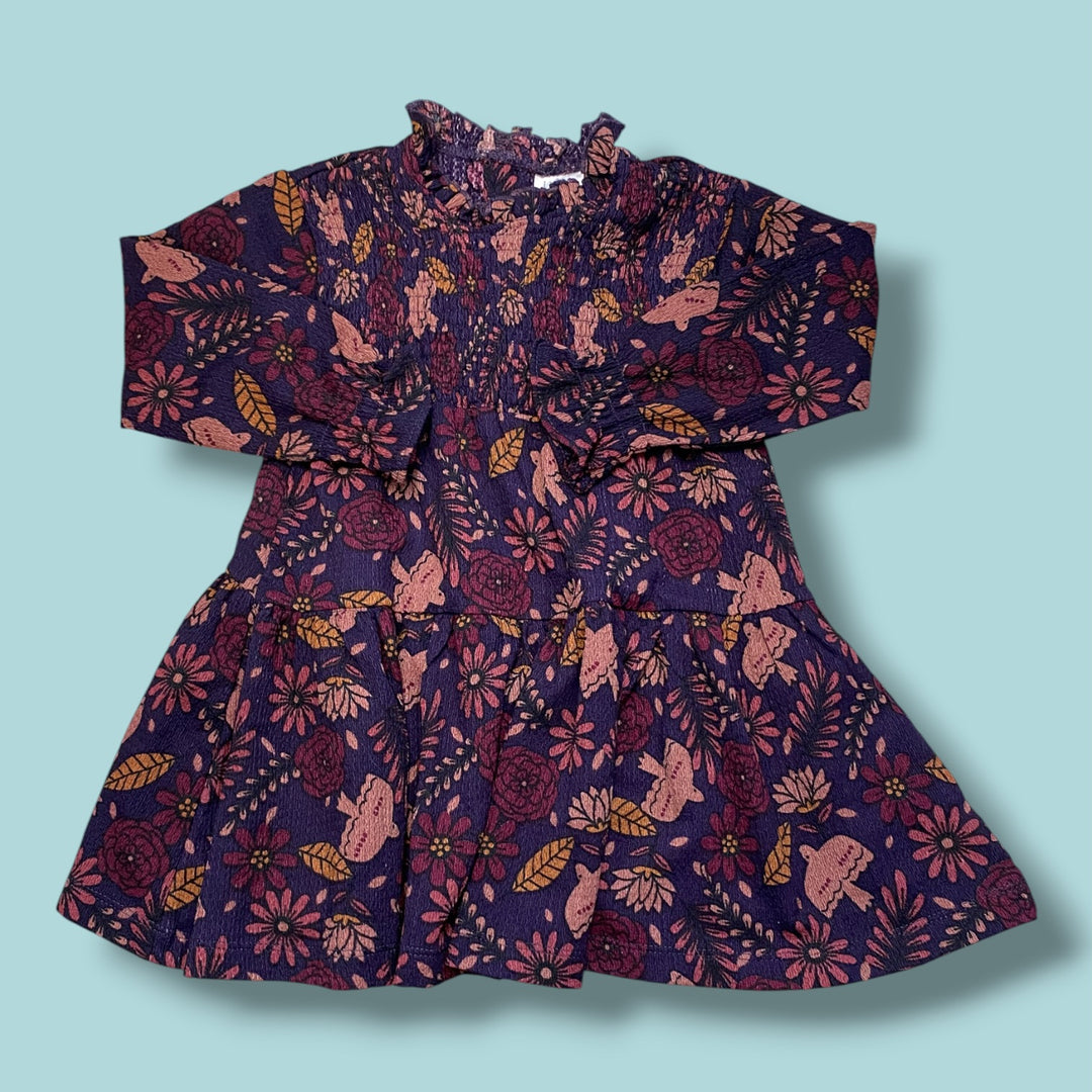 purple miss beautiful dress, 18-24m