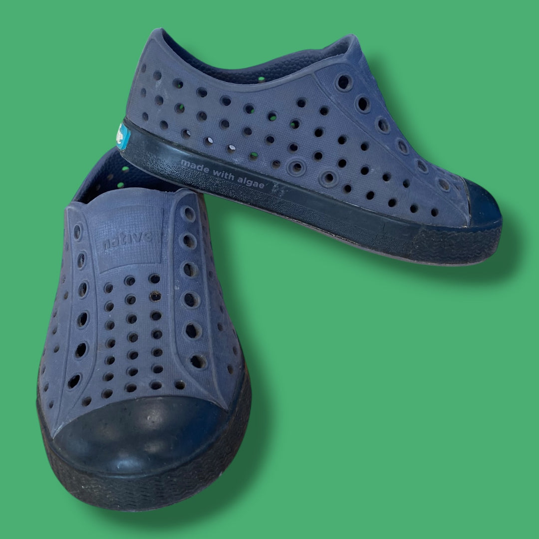 Blue Natives Sandals, 7.0