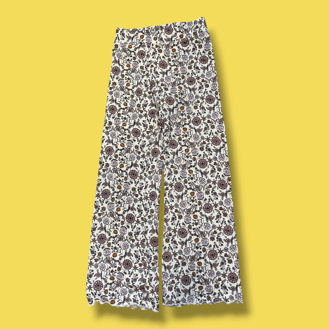 tan jax&amp;lennon floral legging, 7/8y