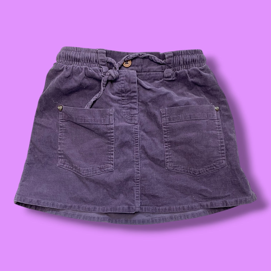 purple souris mini skirt, 7y