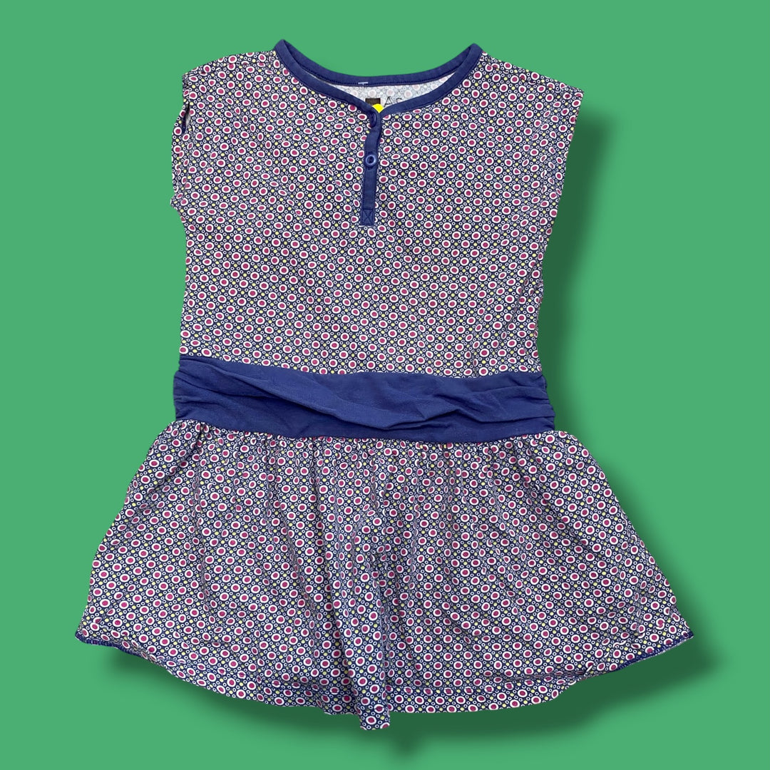 purple tea dress, 3y