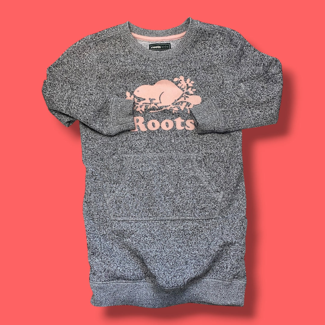 grey roots dress, 4y