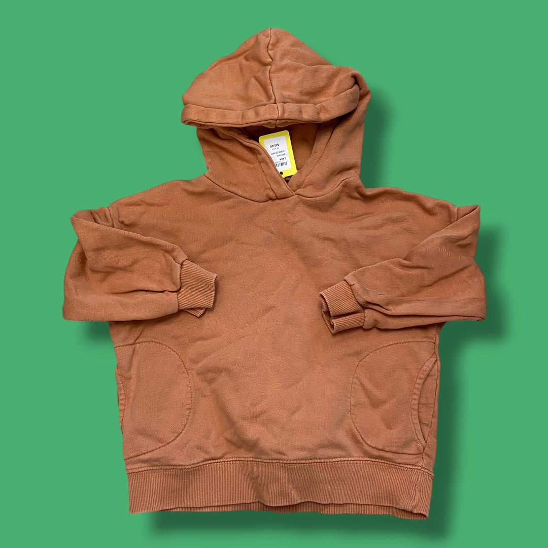 brown zara sweatshirt, 18-24m