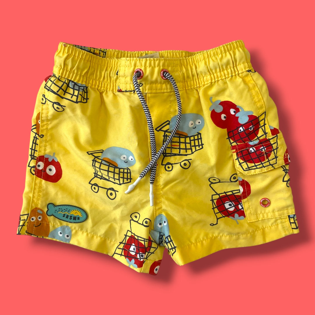 Yellow souris mini Swim Trunks, 3Y