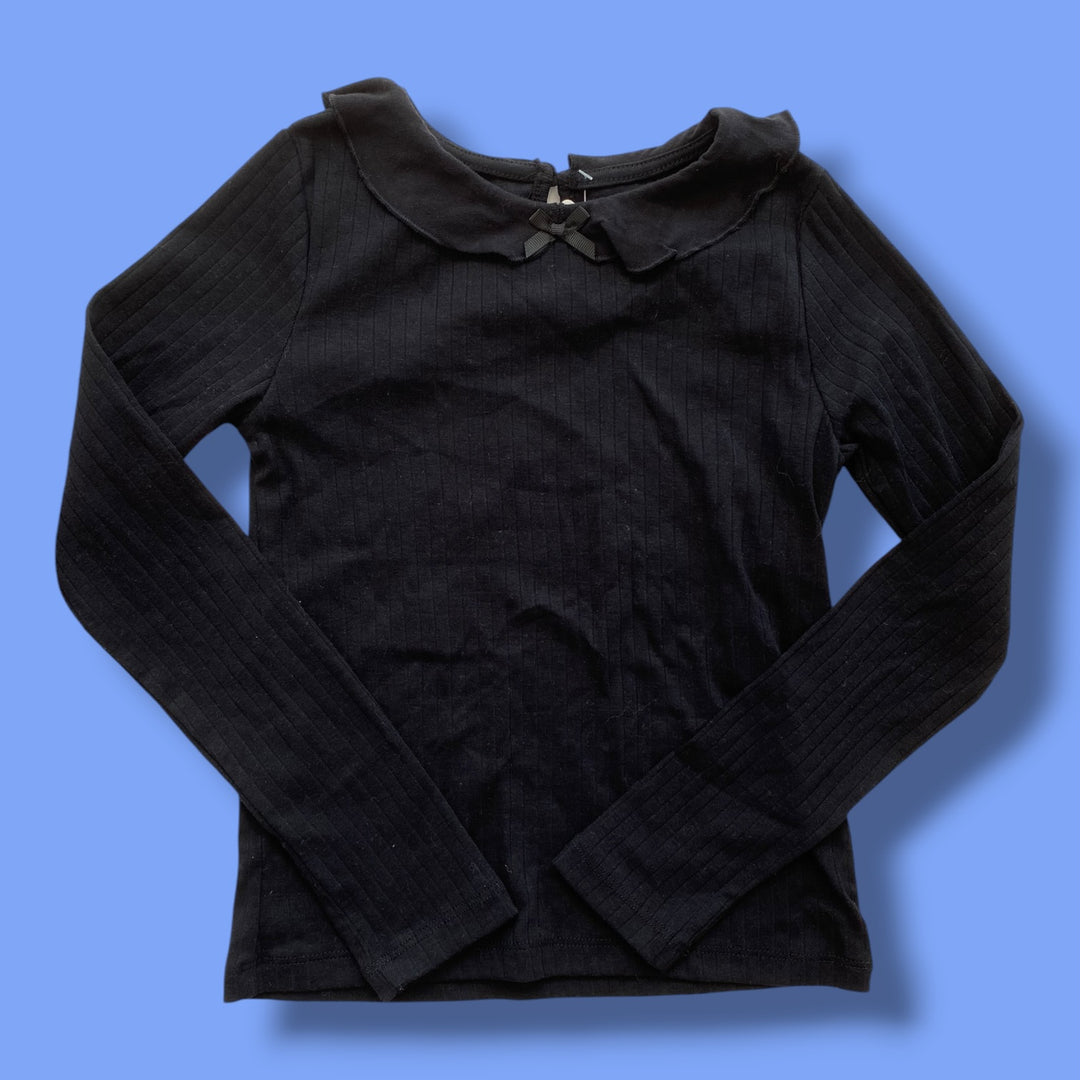 Black Joe Fresh collared top, 6Y