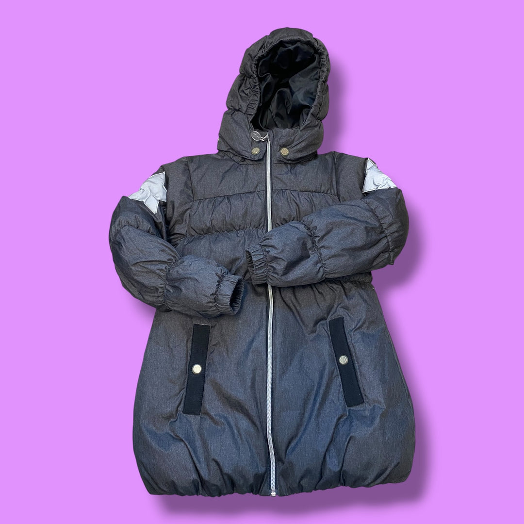 black molo winter jacket, 7/8y