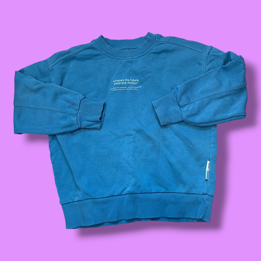 blue Zara Sweater, 6/7y