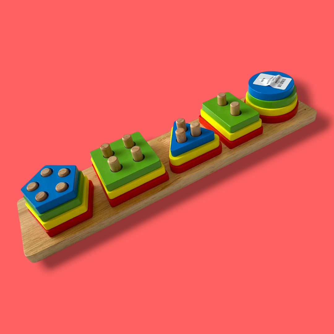 coogam wooden shapes puzzle