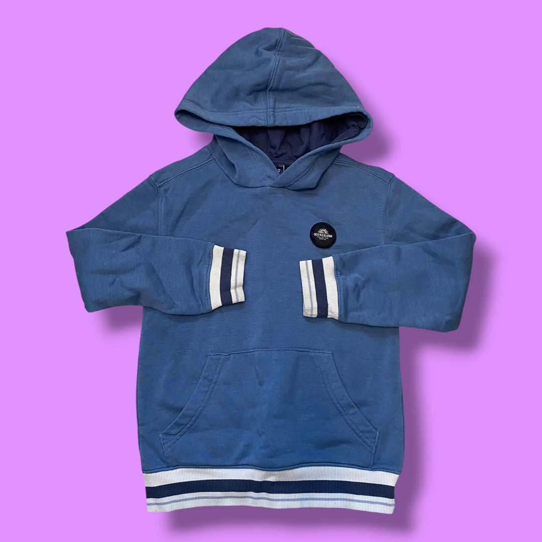 blue quiksilver hoodie, 6y