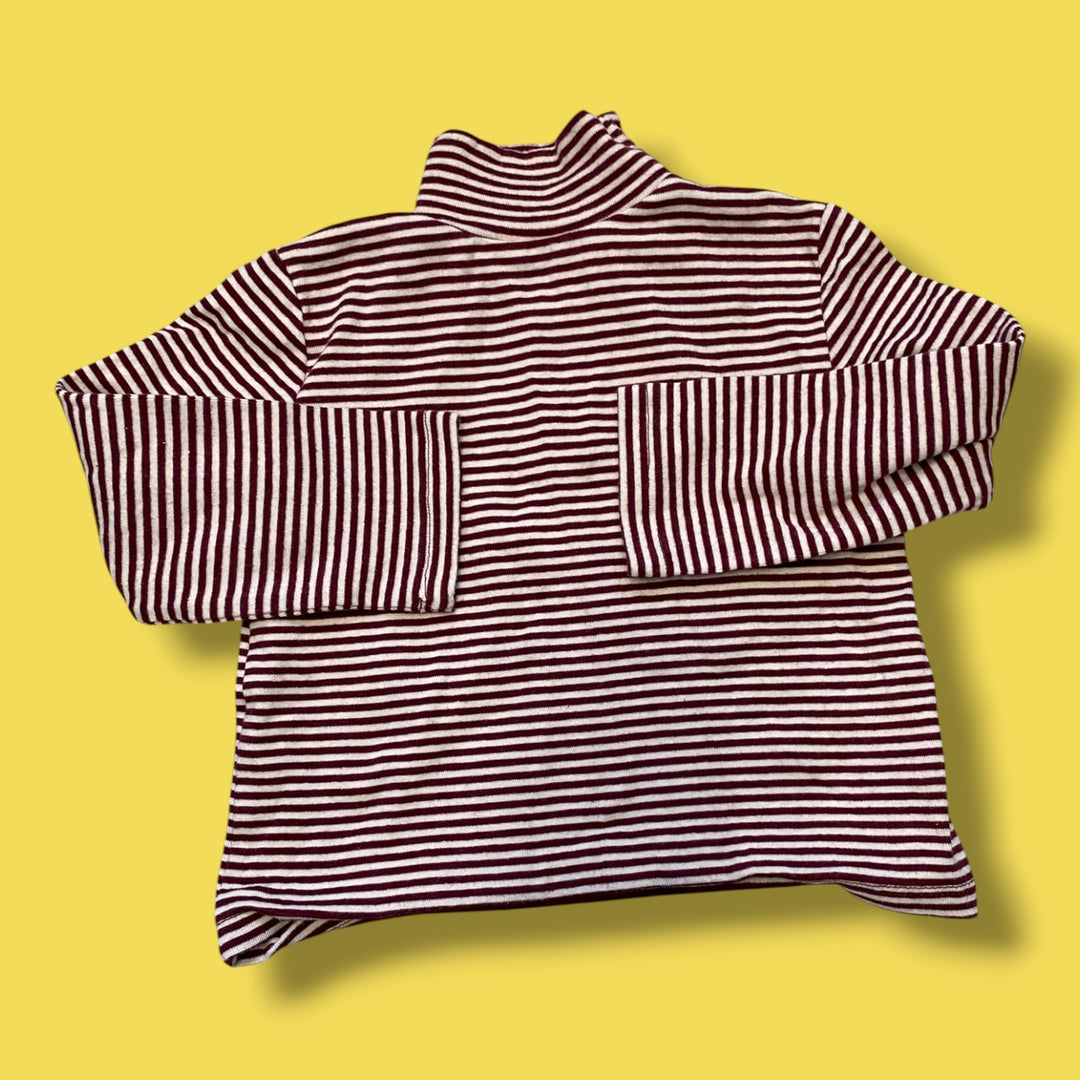 burgundy zara turtleneck, 2y