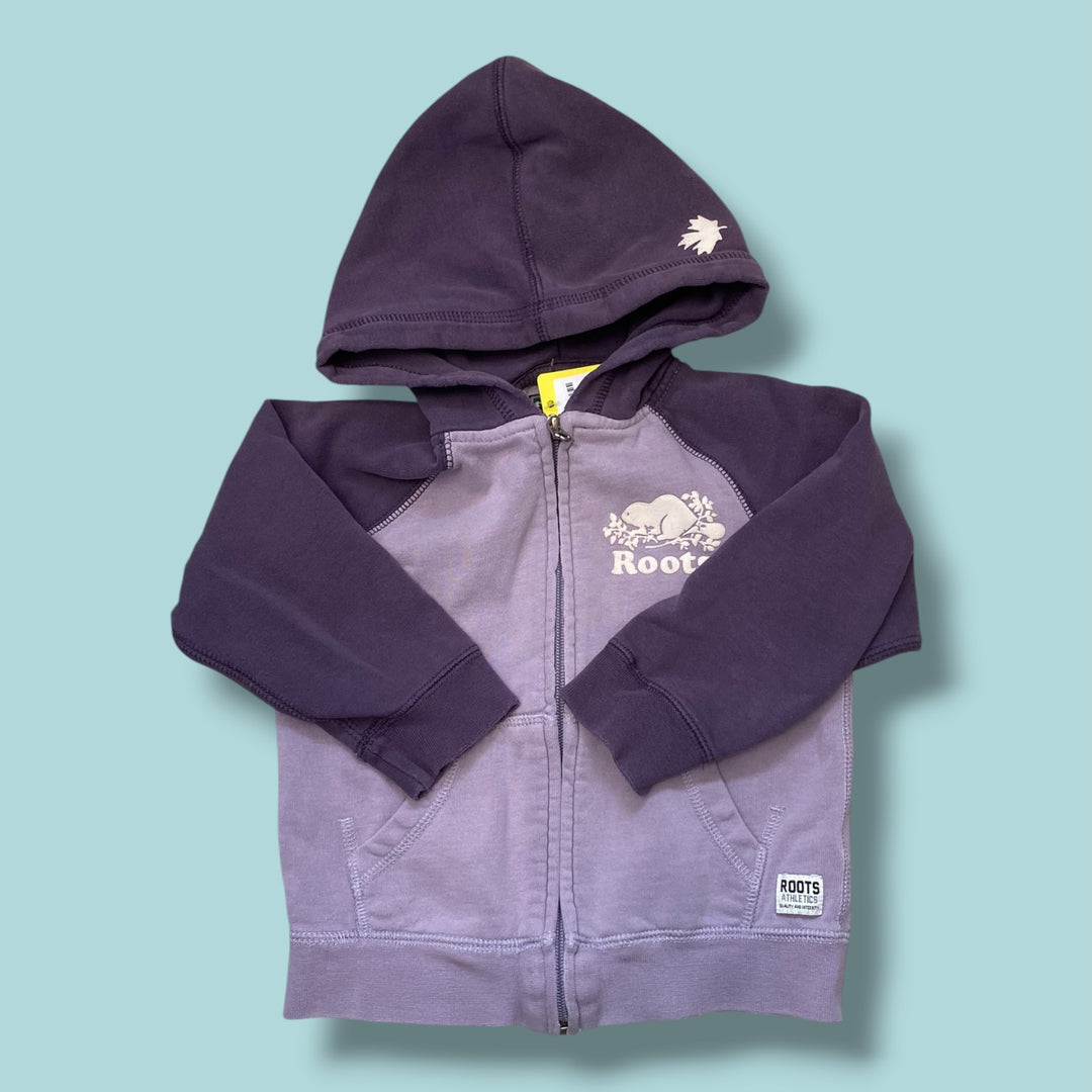 Purple Roots Zip Up, 3Y