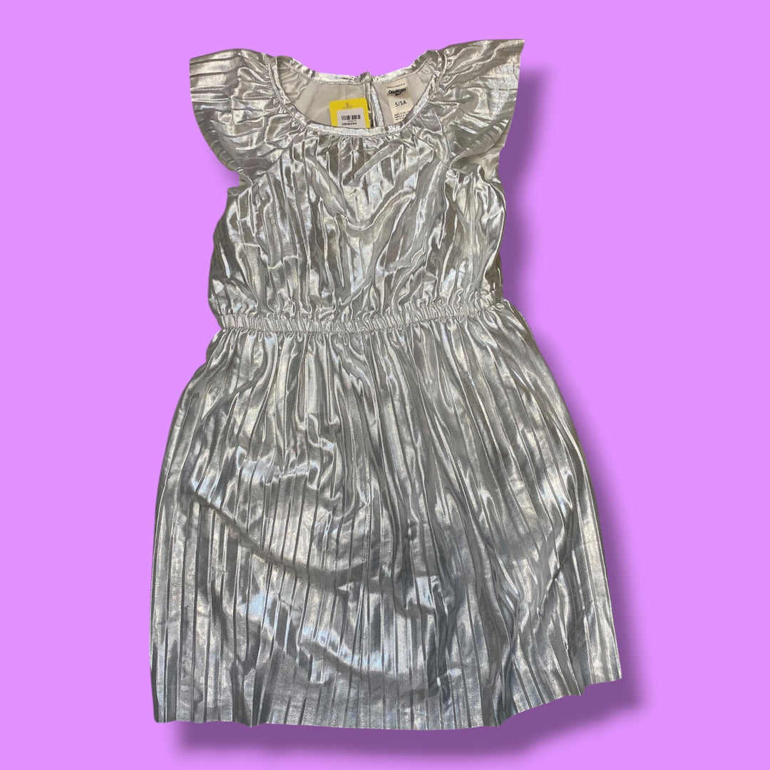 Silver Oshkosh  Dress, 5Y