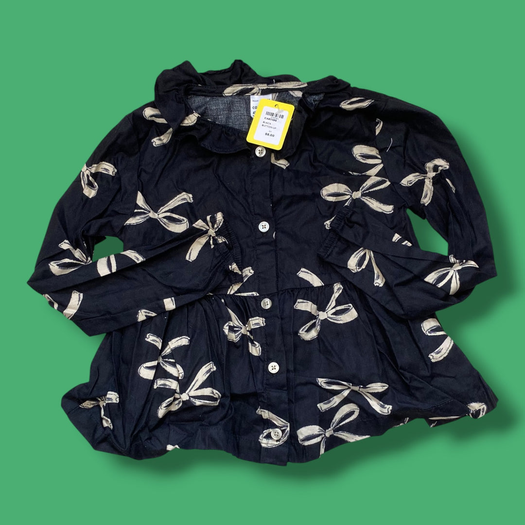 BLack Carters Button Up , 5Y
