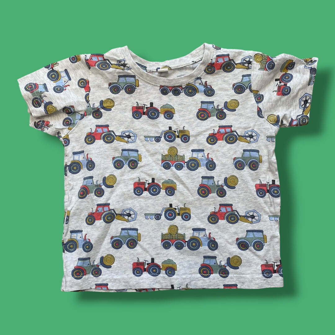 Grey Unknown construction tee, 2Y