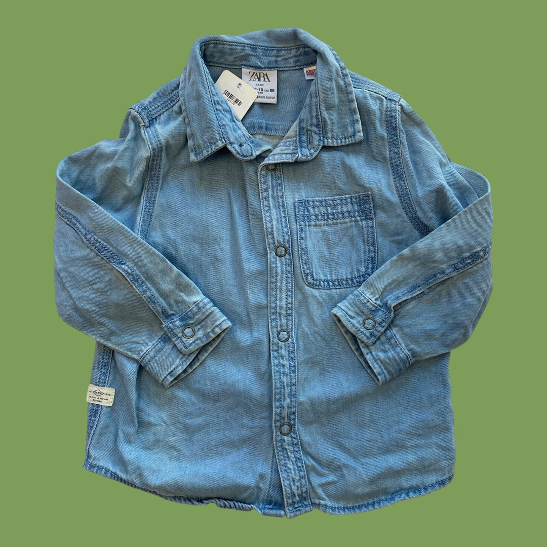 Blue Zara Denim, 12-18m