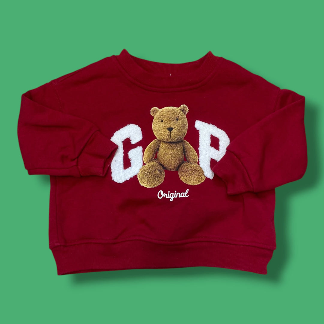 Red Gap Sweater, 12-18m