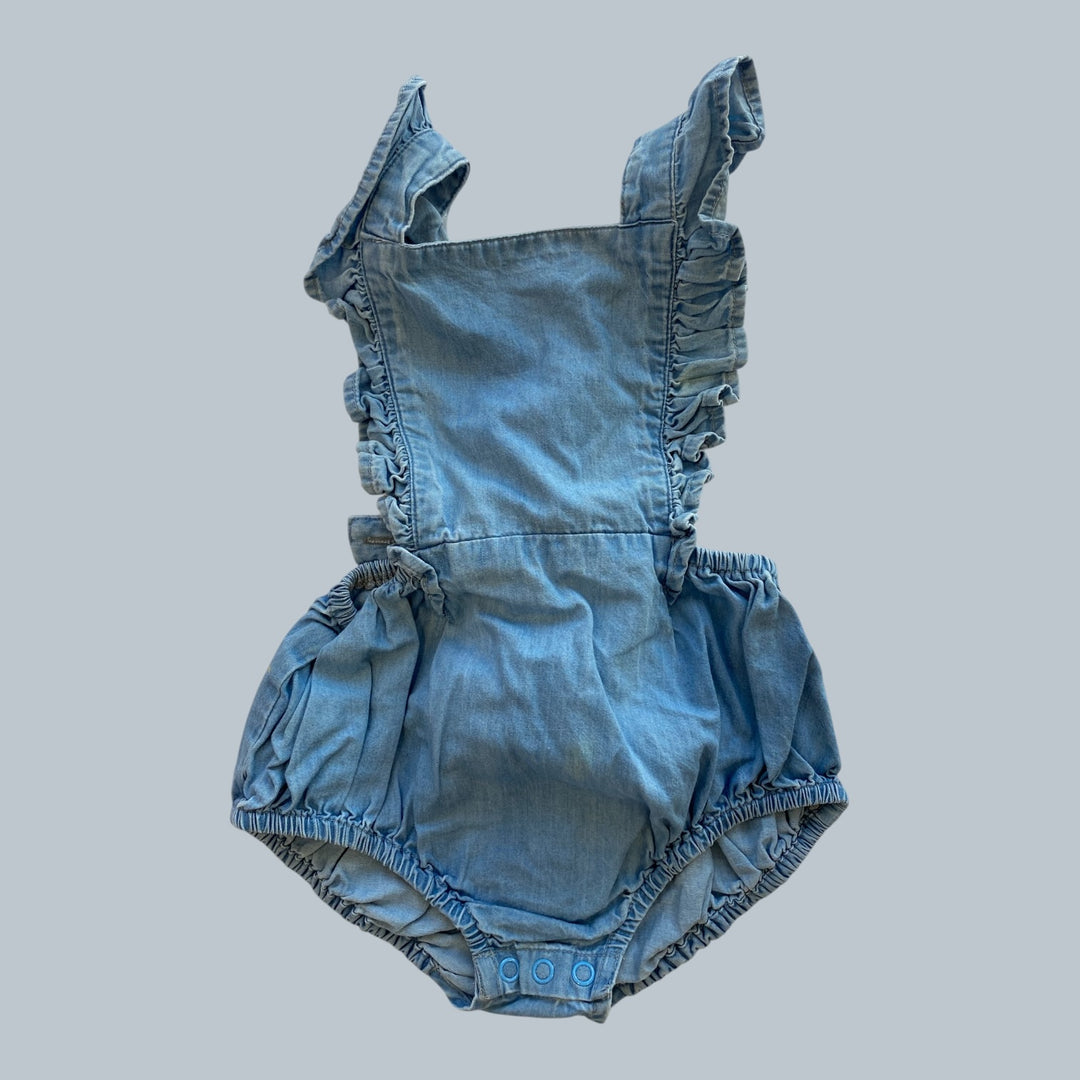 Blue Rise Little Earthling Romper, 12-18m