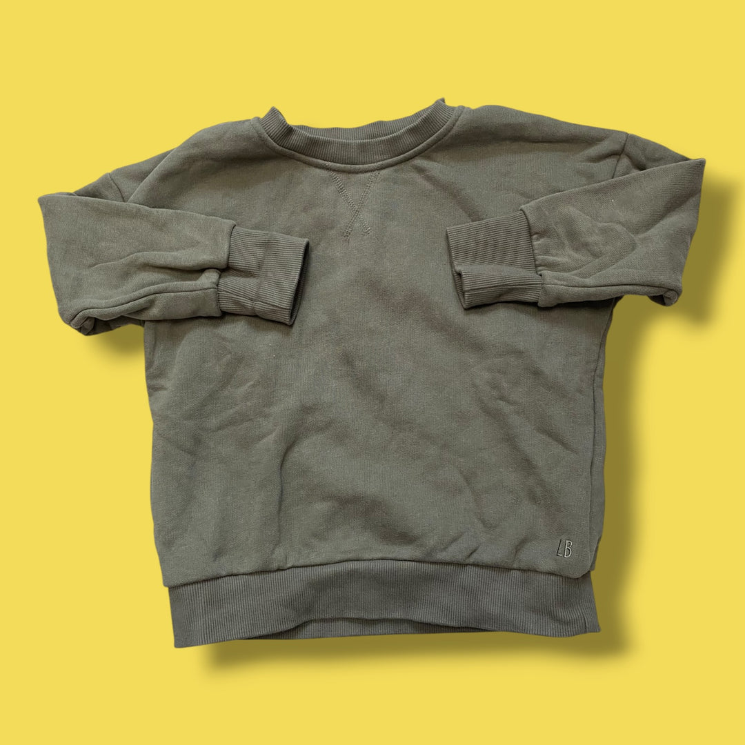 Green Little Bipsy Sweater, 4-5Y