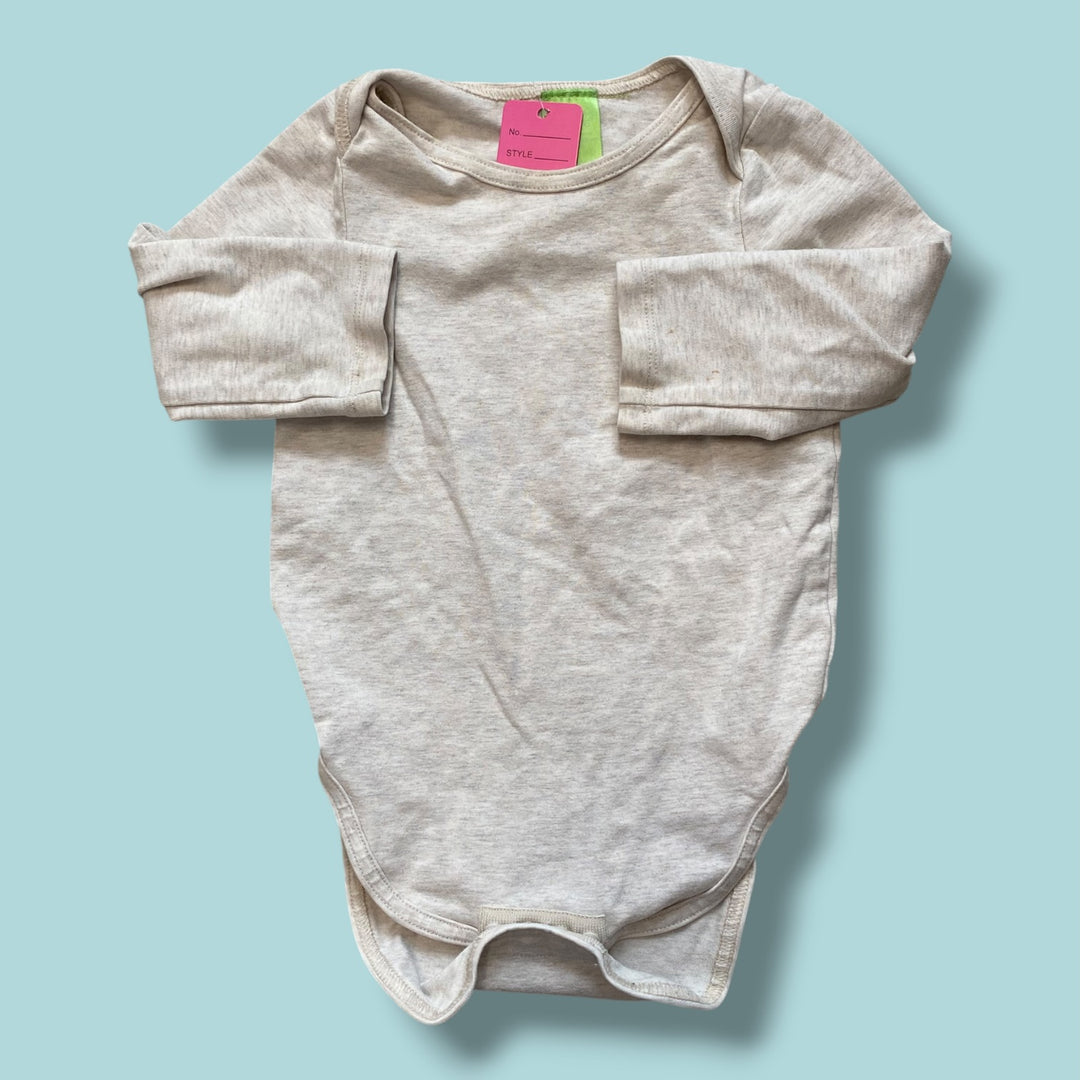Tan Peekaboo Beans Bodysuit, 12-18m