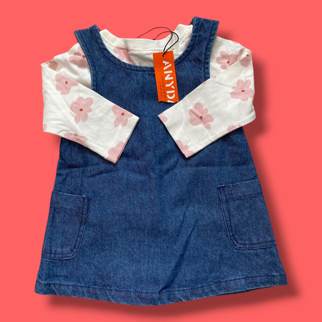 Blue Anyday NWT Dress Set, 3-6m