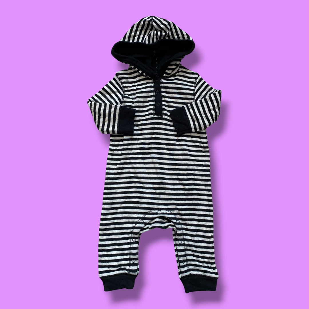 Black/White Nordstrom Romper, 6m