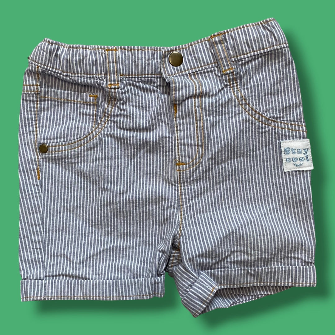 Striped M&amp;S Shorts, 6-9m