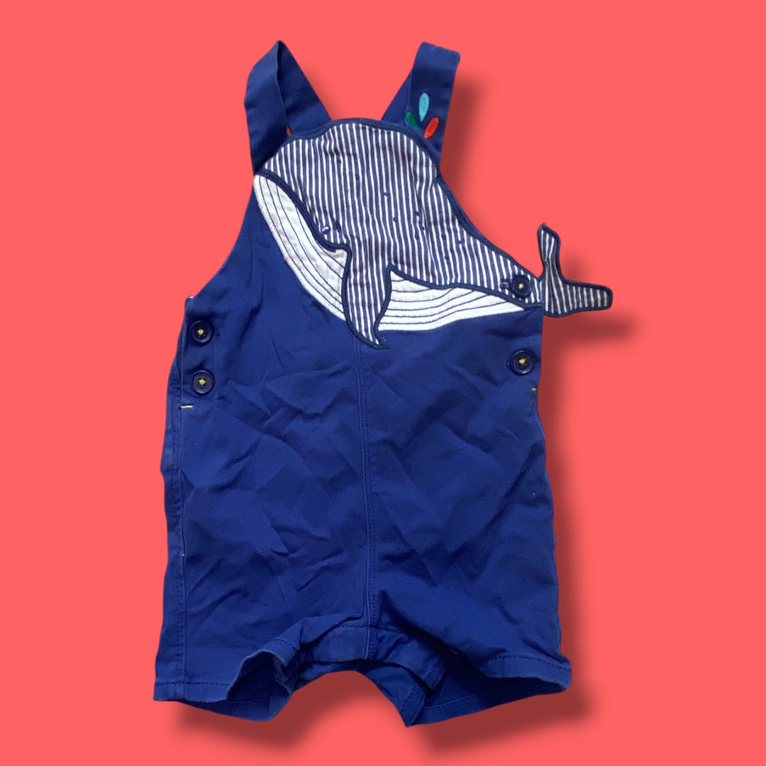 Blue Baby Boden Romper, 9-12m