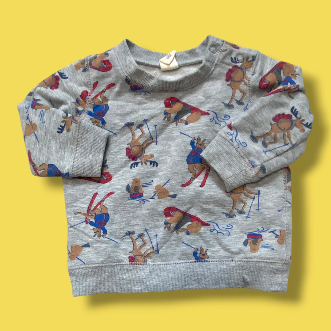 Grey Tucker &amp; Tate Sweater, 6m