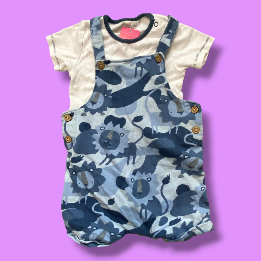 Blue Next 2 piece set, 6-9m