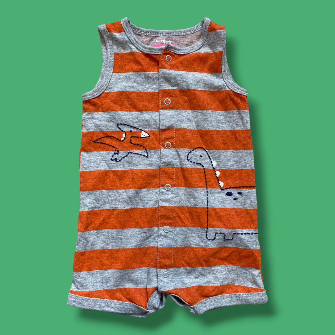 Orange Carter Romper, 9m