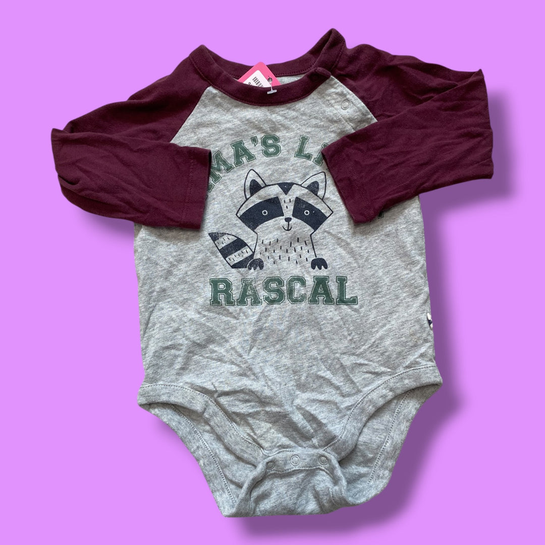 Grey Gap Bodysuit, 6-12m
