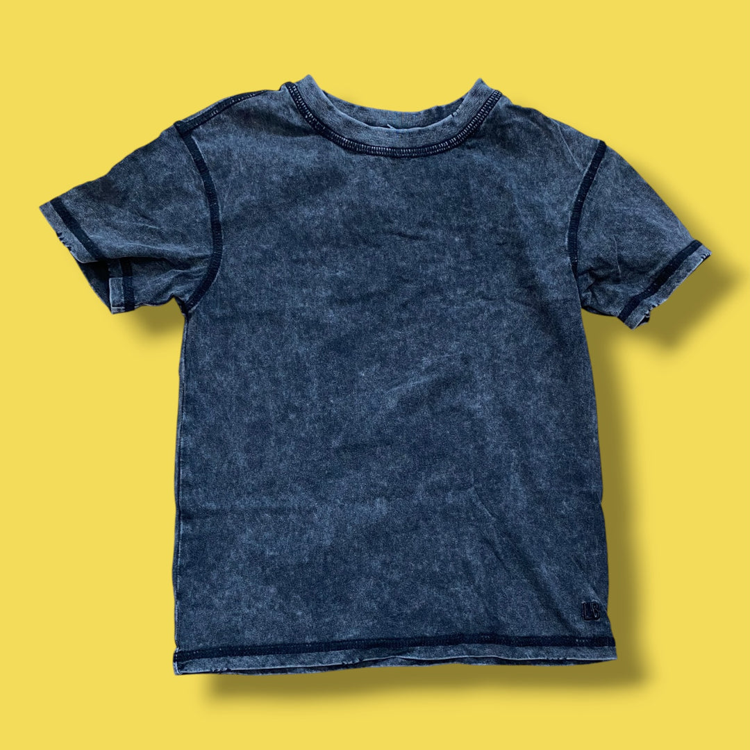 Black Little Bipsy Tshirt, 7Y