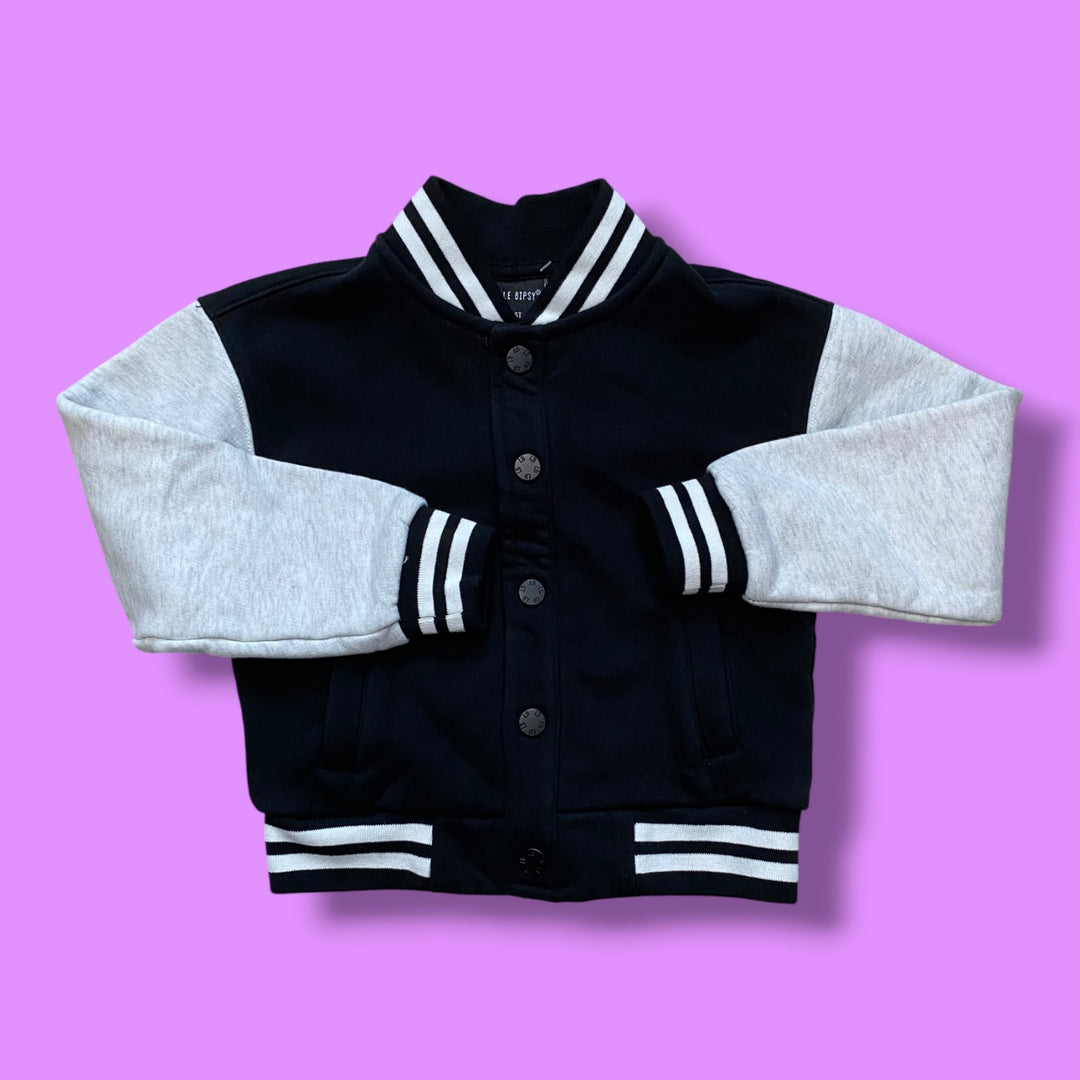 Black Little Bipsy Sweater, 4-5Y