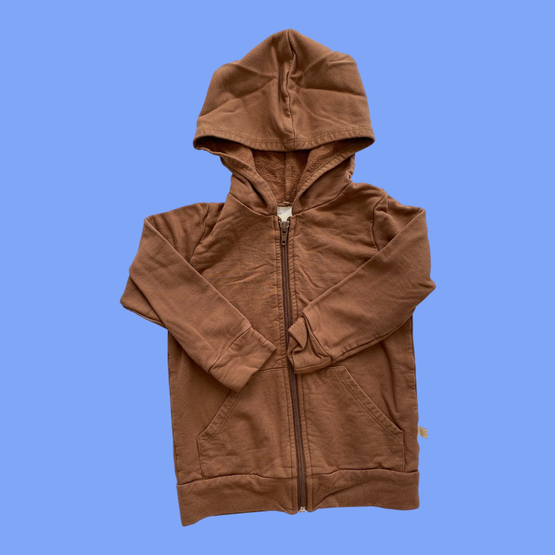 Brown jax&amp;lennon Zip Up , 18-24m