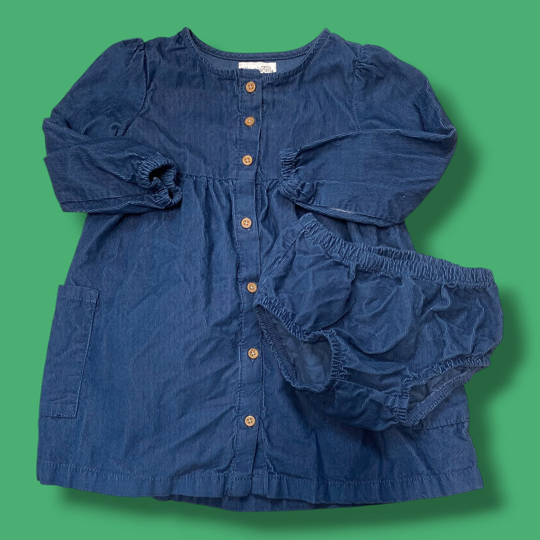 Blue Little planet Dress, 24m