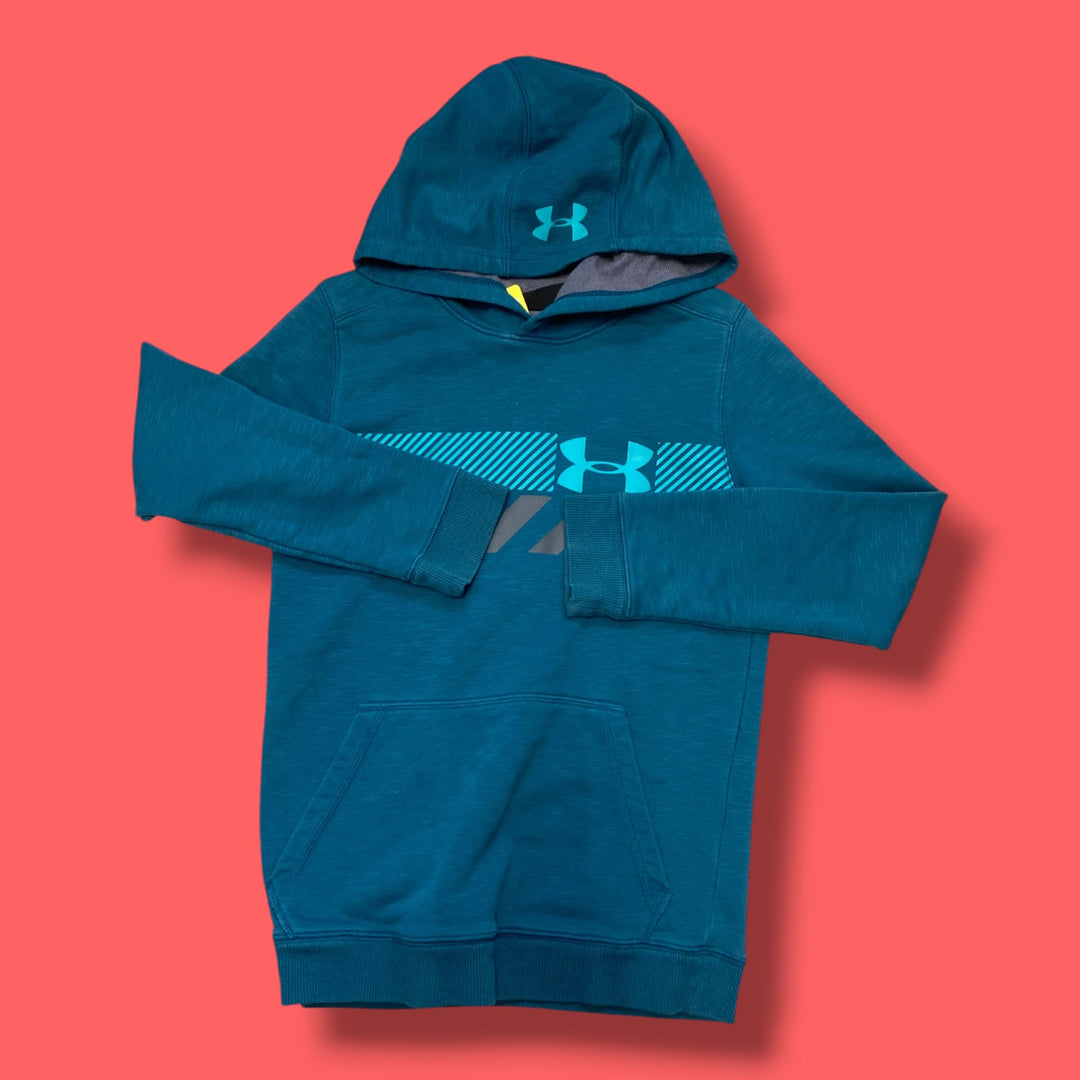 blue under armor hoodie, 10-12y